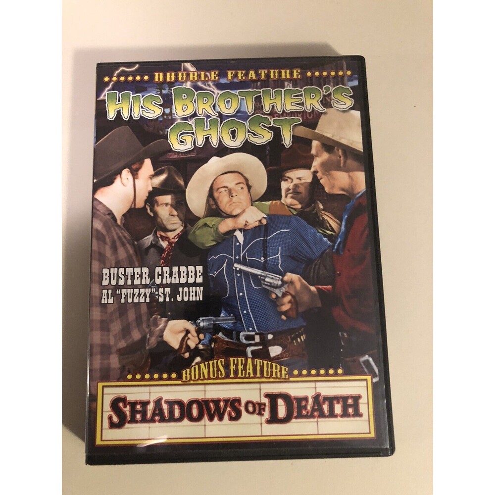 Buster Crabbe Double Feature: His Brother's Ghost (1945) / Shadows of Death  DVD